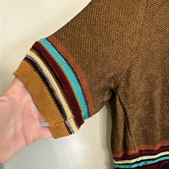 Misonni shirt small to medium size 10 brown - Picture 10 of 10